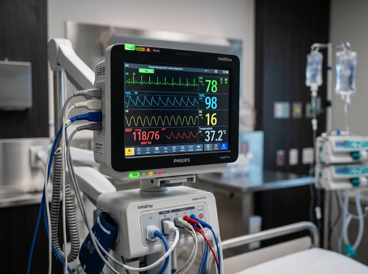 Modern medical monitoring equipment